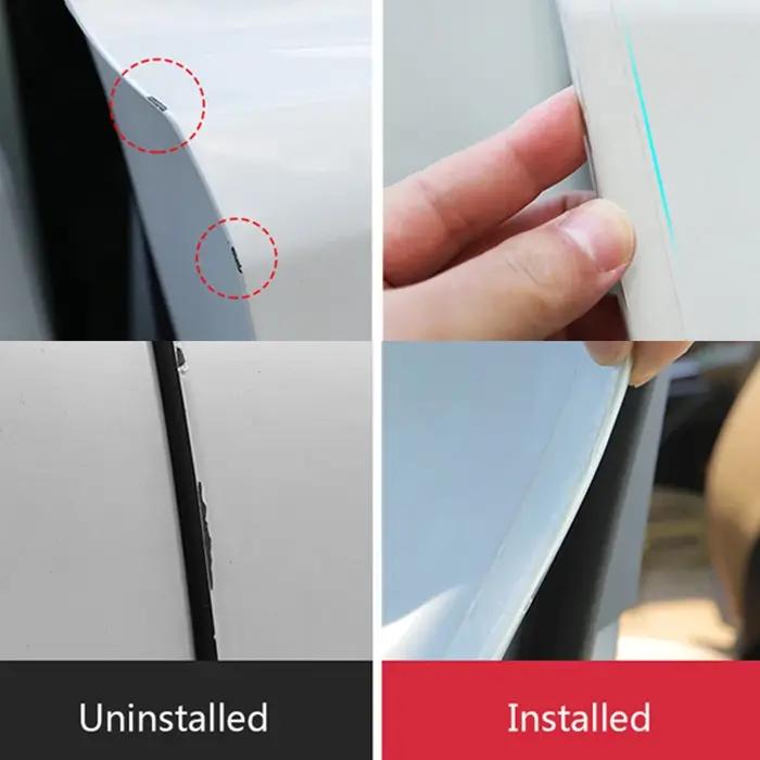 Autocollant Anti-Rayures Transparent pour les Bords des Portes de Voiture, Film de Protection, Nano