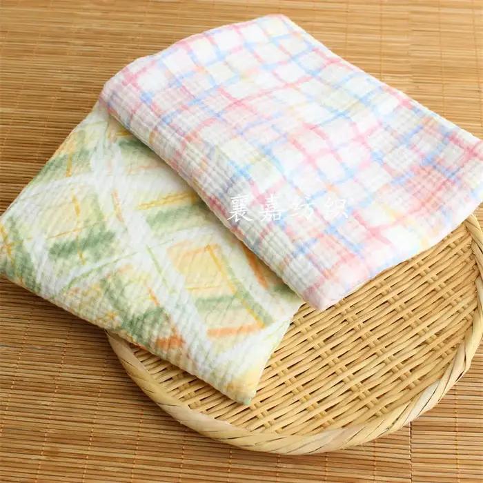 Gaze double couche en coton doux et respirant 500x135cm, tissus pour vêtements de détente et vêtemen
