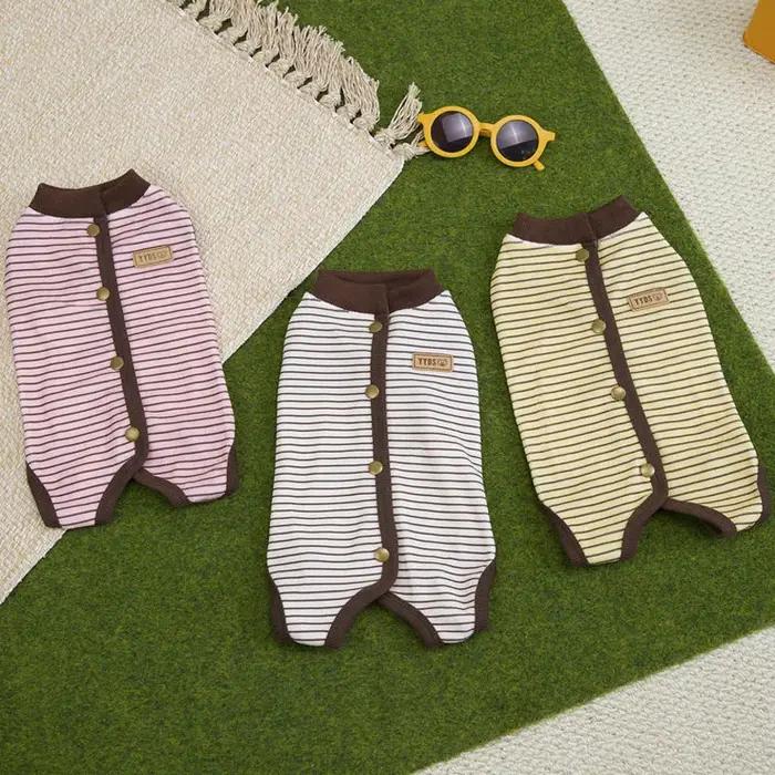 Bandes vêtements pour chiens robe chirurgicale pyjama costume enveloppé ventre salopette pyjamas pour petits