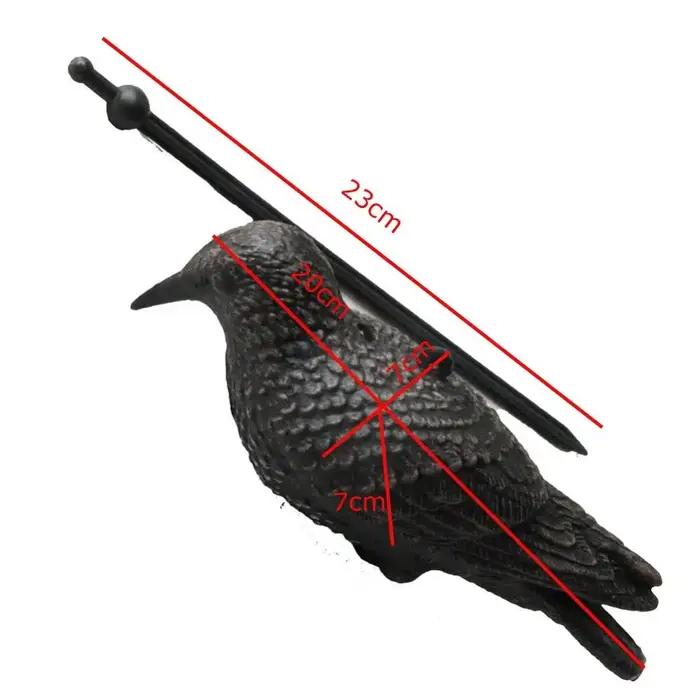 Leurre chasse étourneau GUGULUZA 3D sans ailes - Appât plastique réaliste pour chasse extérieure