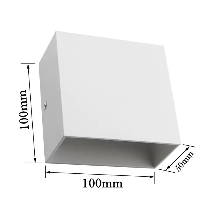 Appliques murales LED 6W lampe d'intérieur moderne blanc haut vers le bas lumières