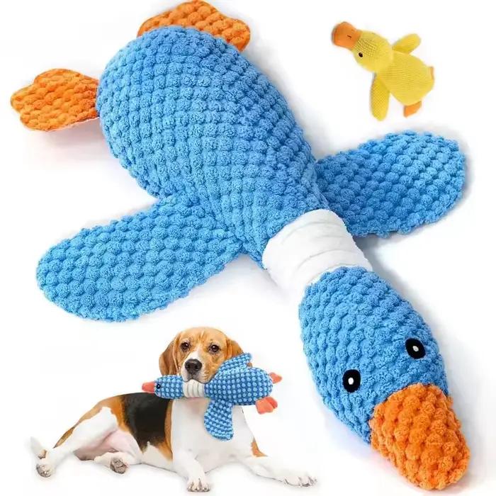 Jouets indestructibles en peluche pour chiens et chats, résistants, interactifs et amusants pour le dressage et l'apaisement du stress, offerts en plusieurs couleurs