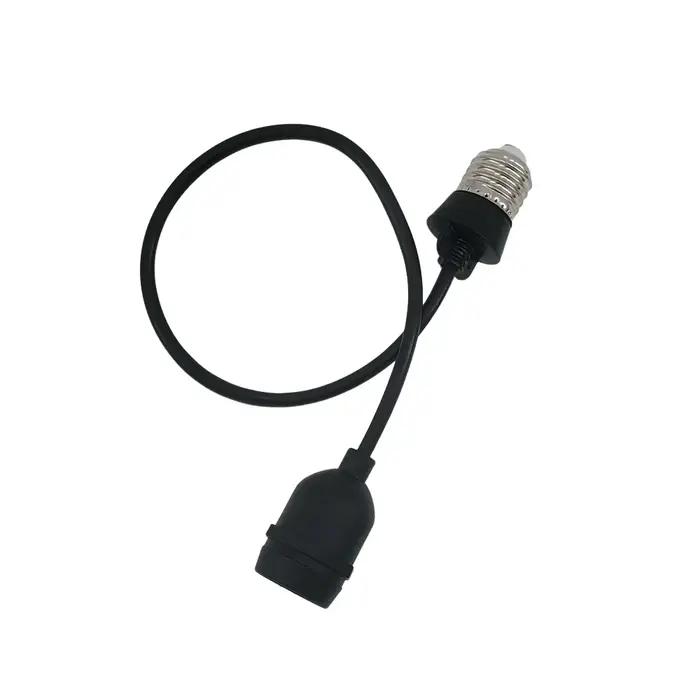 Base de lampe E27 extérieure AC 110-240V avec rallonge, support de lampe étanche E27