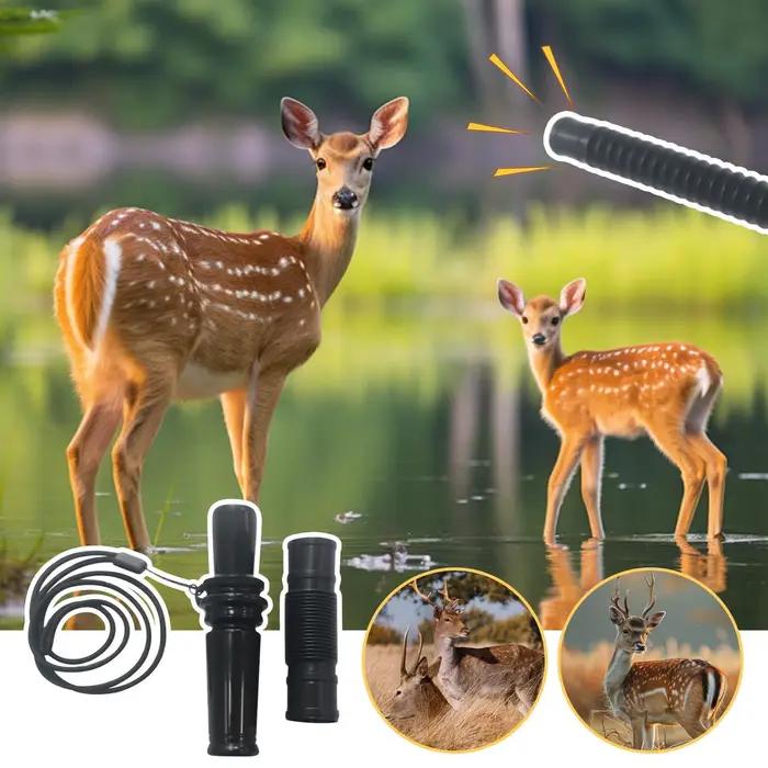 Appeau cerf bionique jeunes sons - Leurre réaliste pour chasse en plaine - Vocalisations authentiques pour l'affût