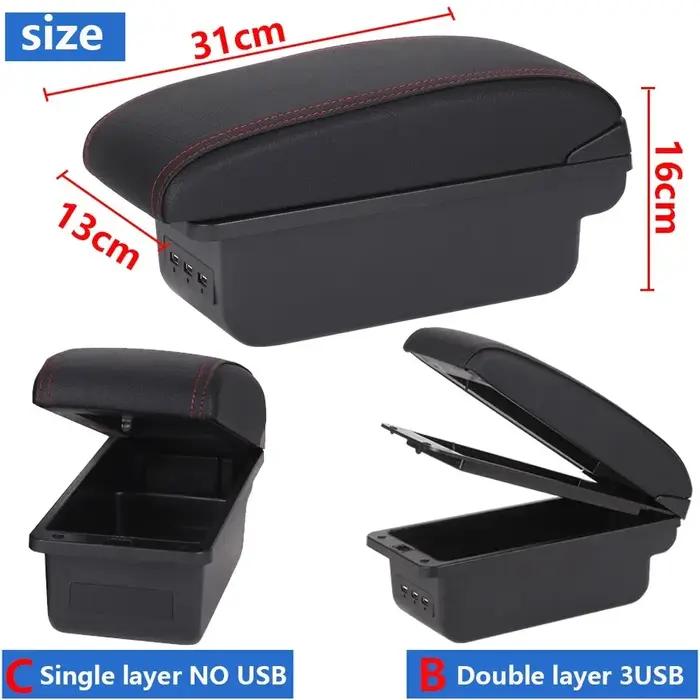 Boîte d'accoudoir pour Volkswagen UP, pour Skoda Citigo VW UP Seat Mii, boîte de rangement pour Cons