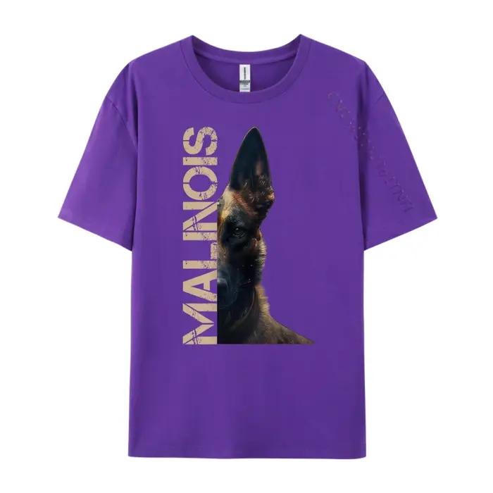 Malinois berger belge chien maître dame chemises hommes Camisetas homme hauts t-shirts Style Punk