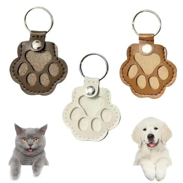 Porte-clés en poils de chien