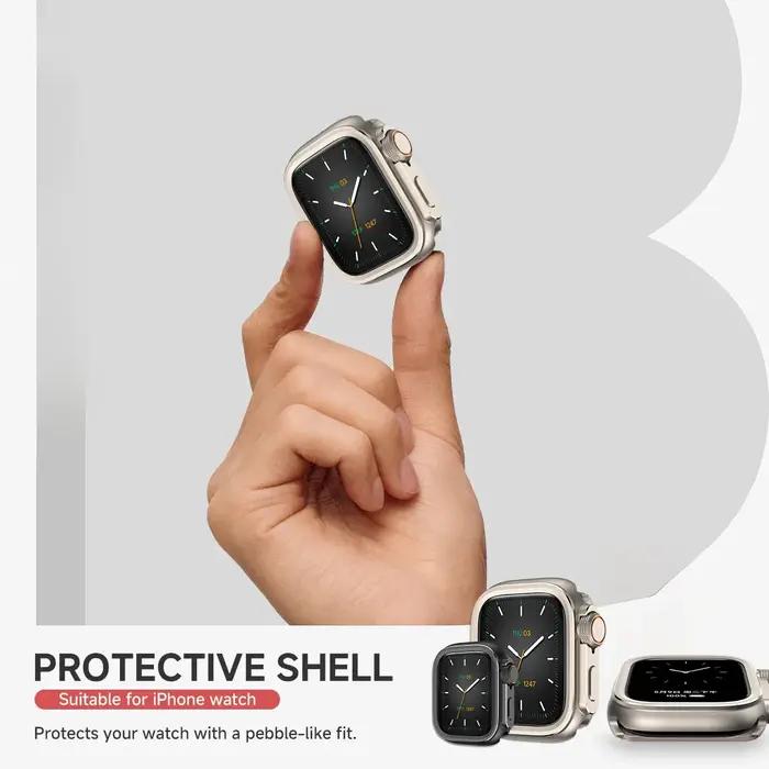 Coque métal alliage aluminium pour Apple Watch Ultra - Protection renforcée série 11 10 9 8 7