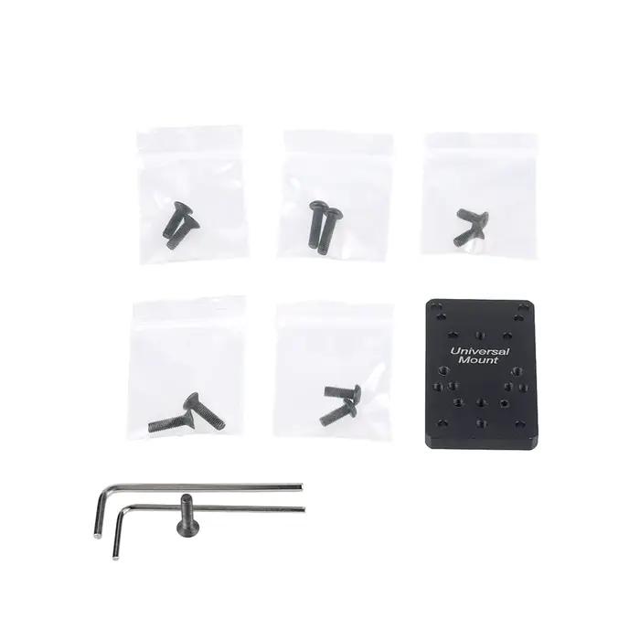 Lunette de visée tactique RM Red Dot, viseur reflex, viseur optique réglable, montage universel G17, plaque de montage de la visée arrière, adaptateur de base