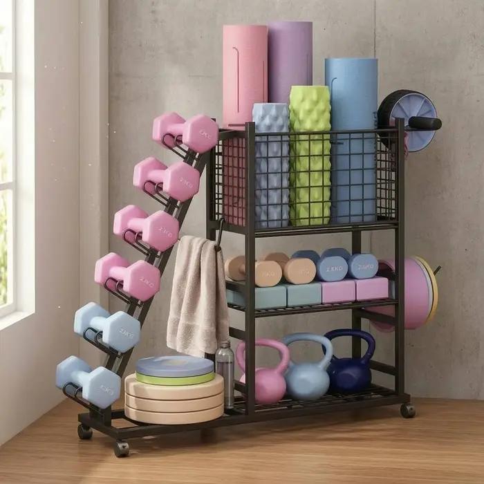 Étagère de rangement pour équipement de sport