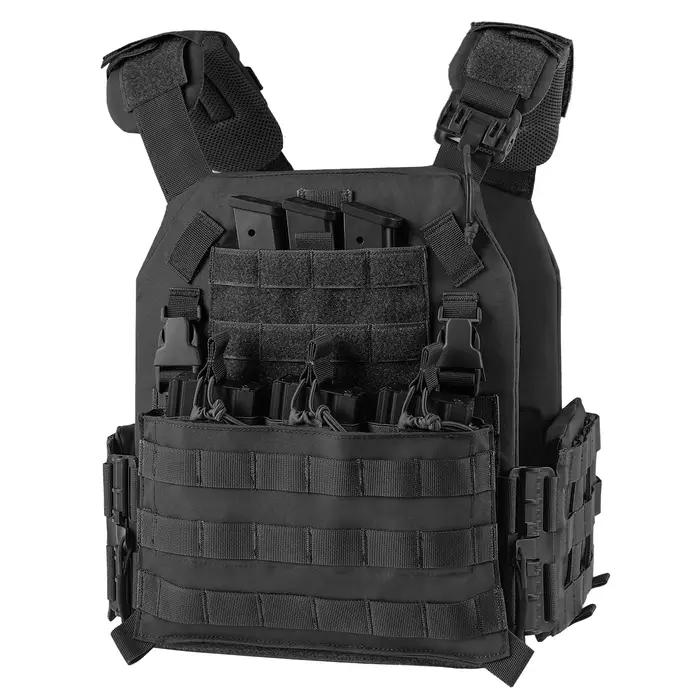 Gilet tactique VOTAGOO, gilet de Paintball respirant, protecteur de poitrine de Paintball porte-plaq