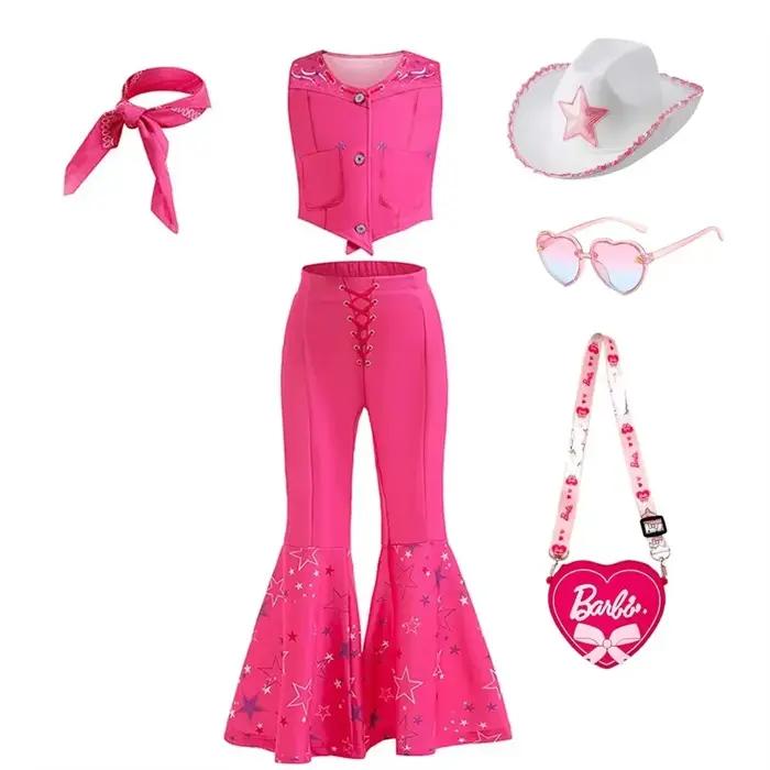 Robe de Cowgirl pour filles de 2 à 12 ans, Costume de Cosplay, vêtements d'halloween