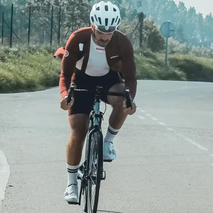 DAREVIE maillot de cyclisme sans couture Compression serré maillot de cyclisme pour hommes respirant