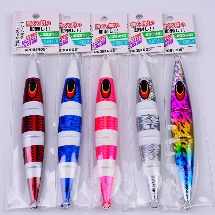 30g 60g 100g 150g 200g 250g pêche en bateau en haute mer sardine curseur gabarits leurre longue fonte métal gabarit