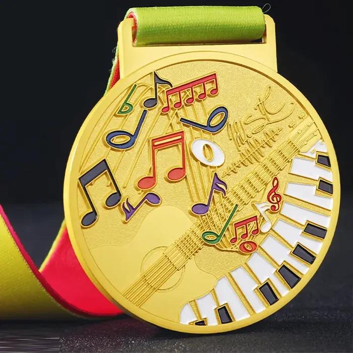 Médaille en métal avec logo personnalisé