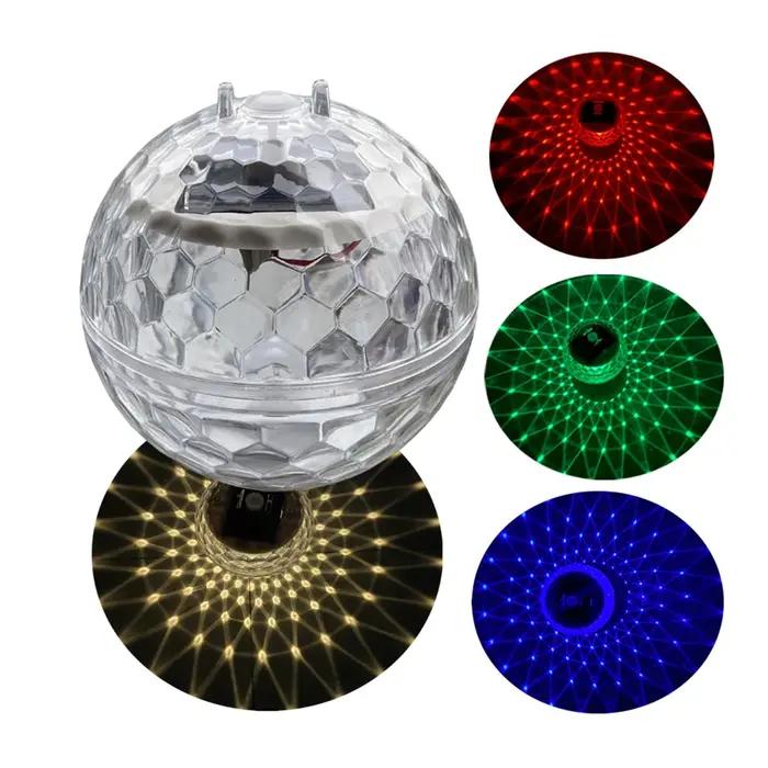 Lampes flottantes solaires piscine LED étanche énergie solaire multicolore changeante lampe à dérive d'eau pour étang