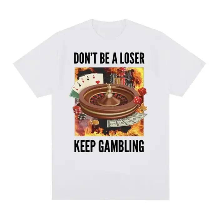T-shirt Don't Be A CRAer en pur coton pour hommes