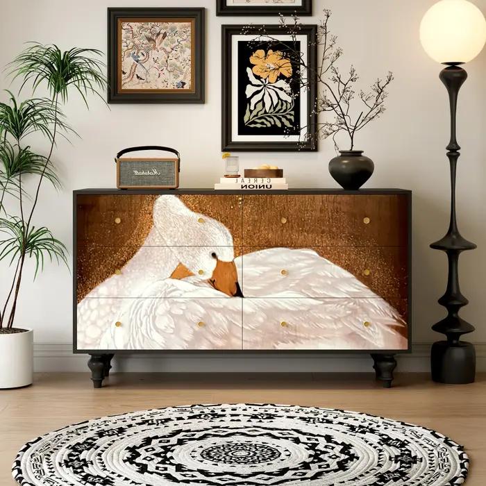 commode, armoire multifonctionnelle pour chambre à coucher, côté salle à manger, rangement mural pou