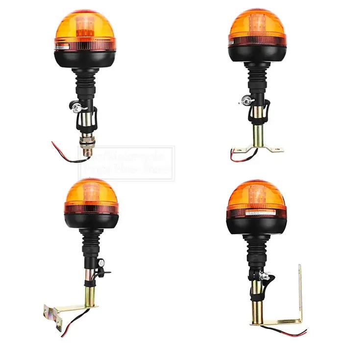 Support de montage de balise clignotante rotative en métal, tige Flexible, pôle DIN, lumière de mont