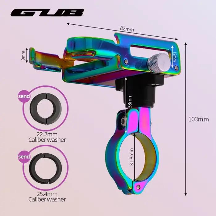GUB P30 support de téléphone de vélo réglable 360 degrés support de téléphone de vélo équitation cyc
