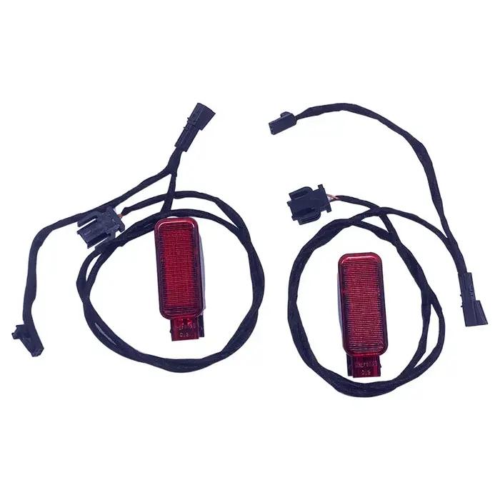 Câble de voyant d'avertissement de porte rouge halogène pour intérieur de voiture
