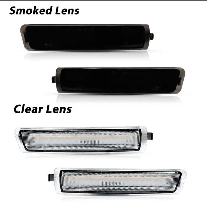 Feux de position latéraux avant de pare-chocs de voiture à LED ambre/blanc pour BMW Z3 M Coupé 1996-