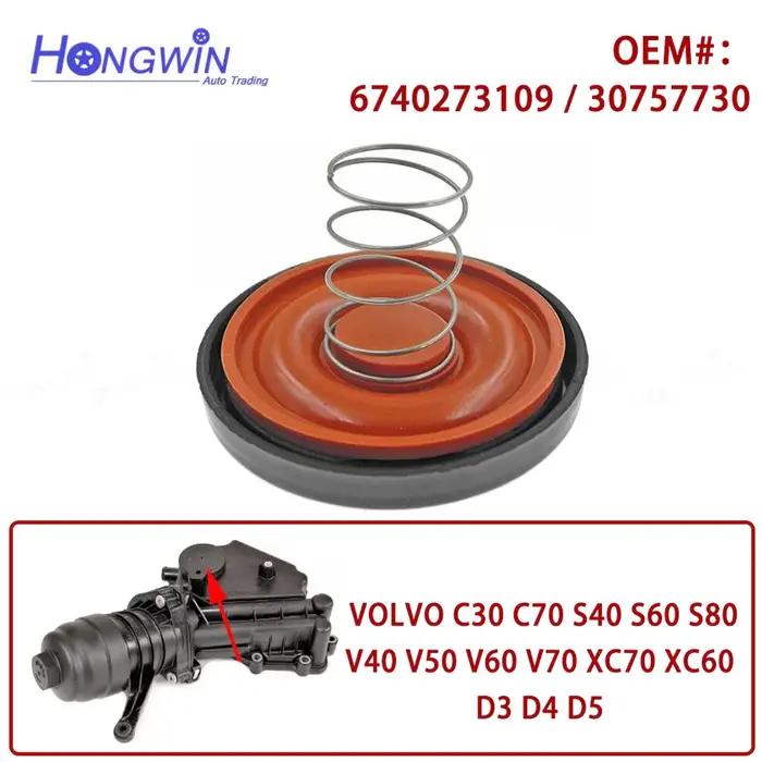 Véritable n° : 30757730 6740273109 Kit de réparation de boîtier de filtre à huile, pour Volvo C30