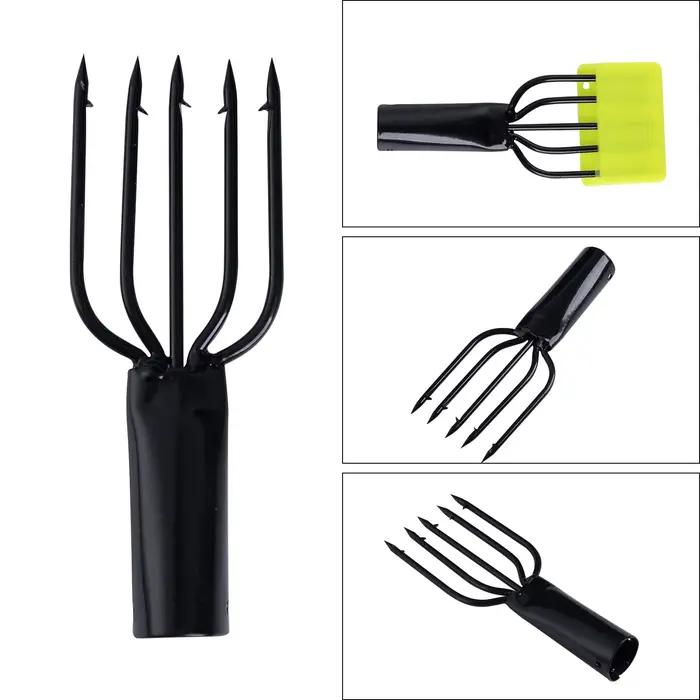 JOOYOO 5 dents poisson lance barbelé acier inoxydable carpe harpon de pêche gros