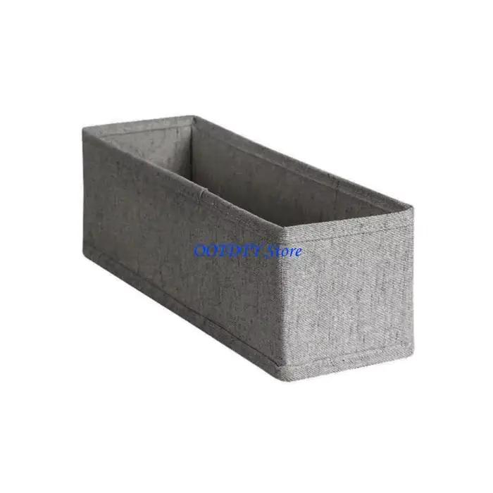 Organisateur placard robuste en tissu coton lin 367A, accessoire pour vêtements délicats, boîte rang
