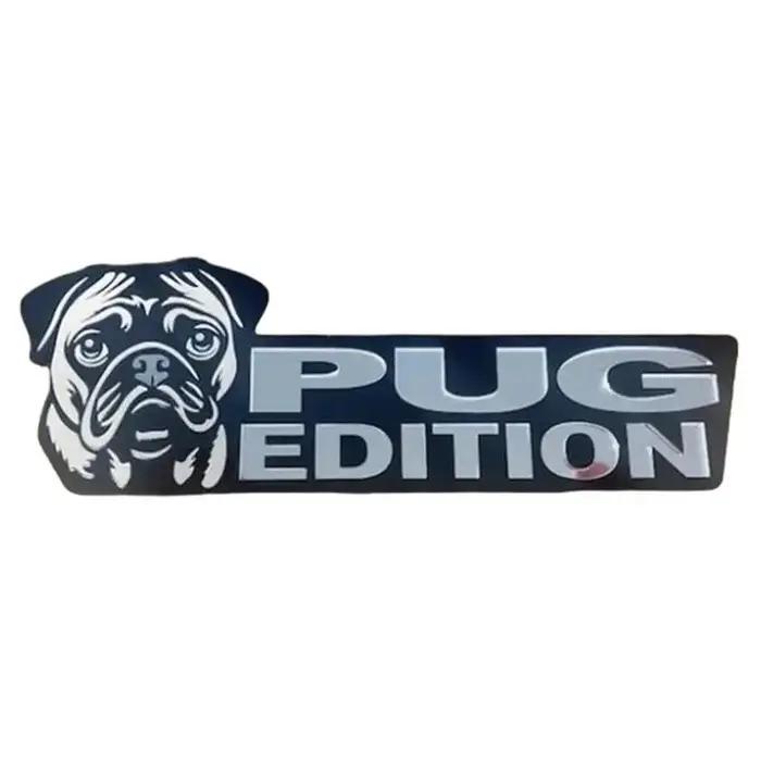 Autocollant d'insigne de voiture de chien acrylique 3D