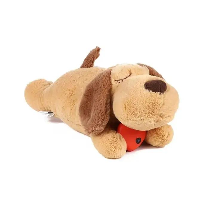 Jouet en peluche douce avec battement de cœur pour chien, réconfort et soulagement de l'anxiété, cadeau idéal pour anniversaire et occasions spéciales
