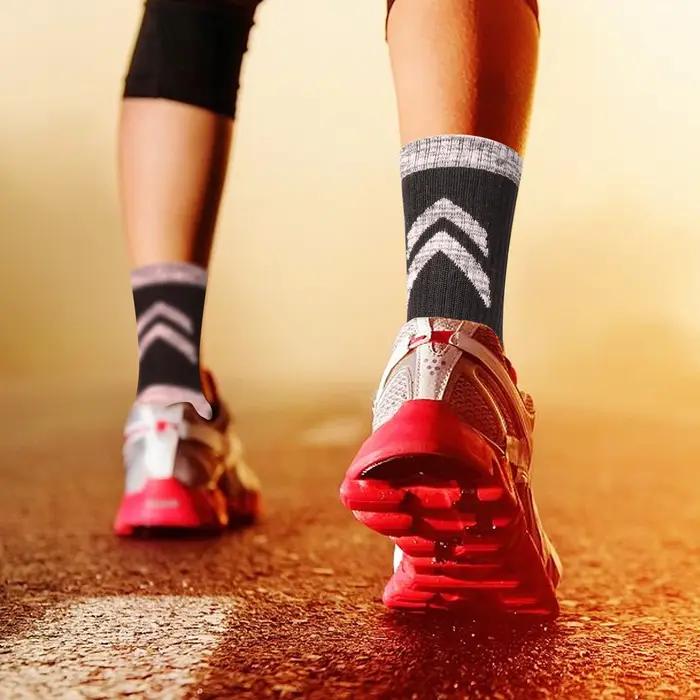 Chaussettes randonnée chasse homme YUEDGE - Evacuation humidité et soutien de la voûte plantaire