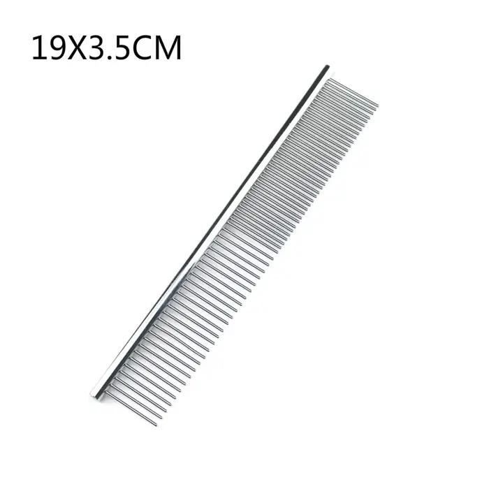 Peigne en acier inoxydable pour toilettage des chiens chats singes et autres animaux de compagnie occaions speciales soins quotidiens