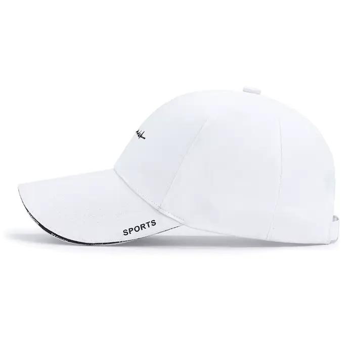 Chapeaux de soleil respirants et réglables en coton, casquette de baseball de couleur unie, protecti