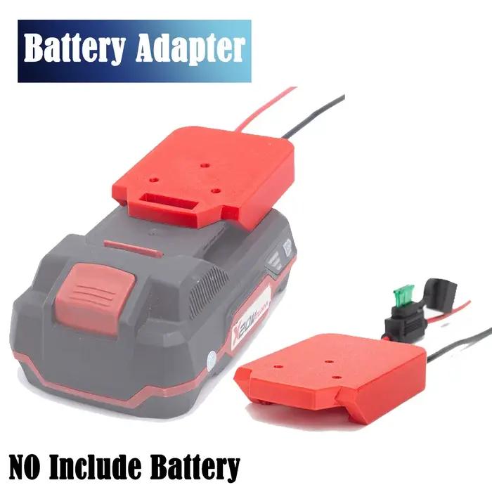 Adaptateur de bricolage de batterie de roue motrice pour adaptateur au Lithium Parkside Lidl X20V Te