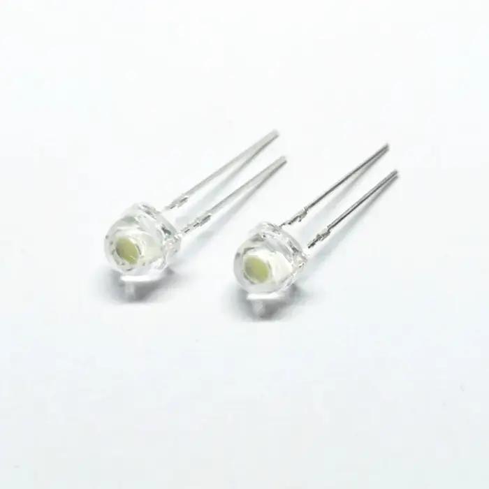 LED 5V 12v 5mm 3mm perle SMD f5 f3 chapeau/lampe ronde dip LED USB voiture lumière blanc rouge vert