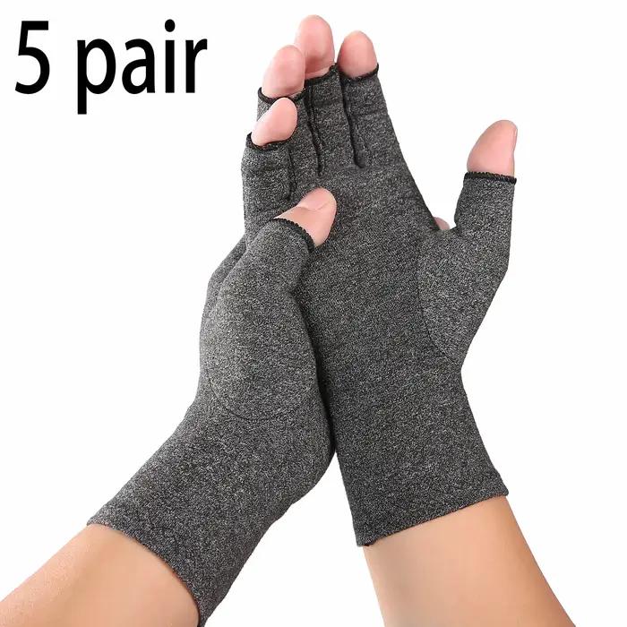 Soulager l'inconfort des mains avec 1 paire de gants de compression sans doigts