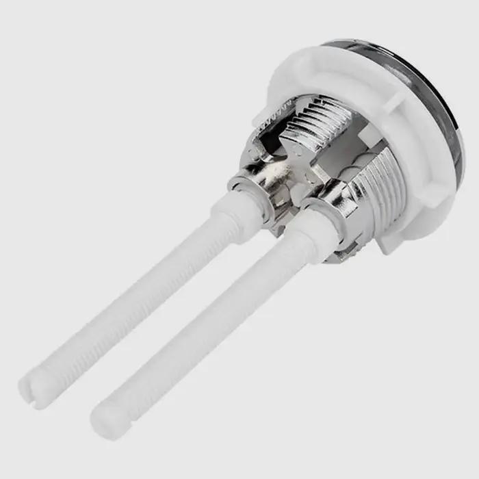 Boutons poussoirs doubles en chrome 38 48 58 mm pour réservoir de toilettes modernisation salle de bain occassions particulières