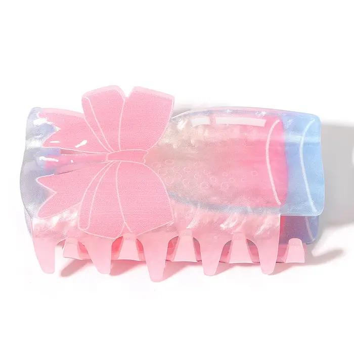 Pince à cheveux en acrylique Double face pour femmes