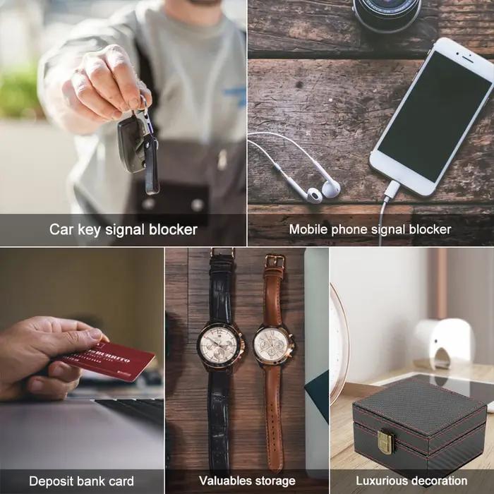 Signal Bchampionship-Boîte de rangement de sécurité pour téléphone portable, carte de téléphone bancaire, voiture sans clé, antivol, Faraday, blindage, sécurité