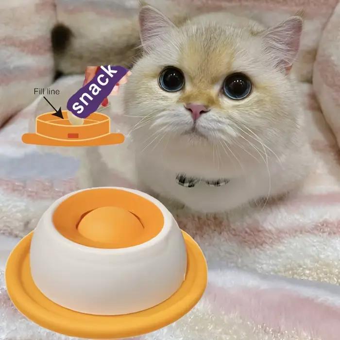 Jouets à lécher pour chiens silicone blanc orange jouets interactifs entraînement alimentation lente chiots chiens occasions spéciales cadeaux