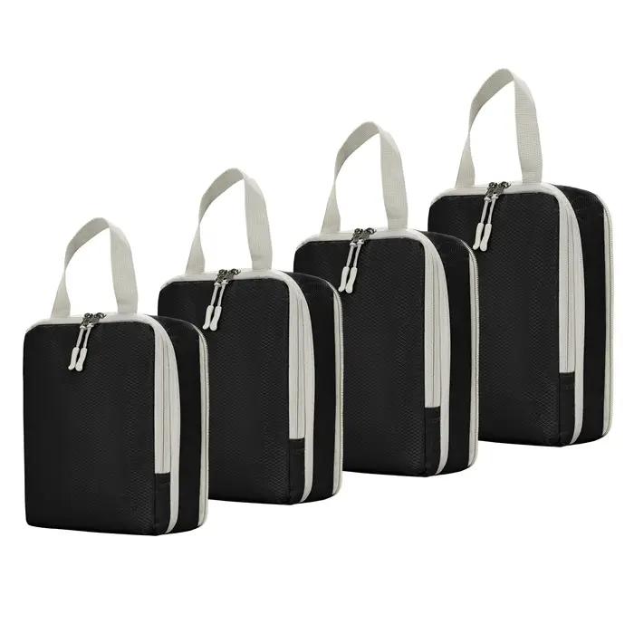 Ensemble de cubes de compression étanches pour vêtements, sacs organisateurs de bagages, sacs de compression de voyage, organisateurs de sous-vêtements pour valises
