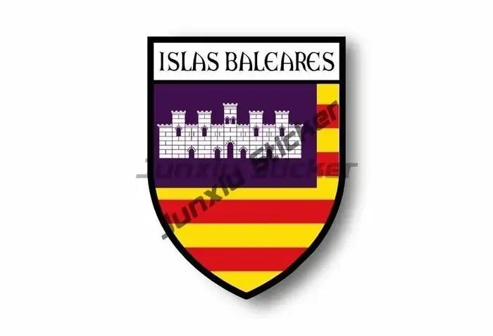 Espagne autocollants espagnol Espana majorque Barcelone Sevilla Cantabria ville bouclier voyage coll