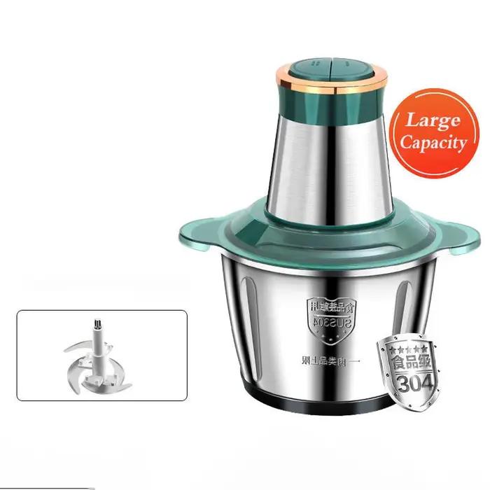 Hacheur électrique en acier inoxydable 3L