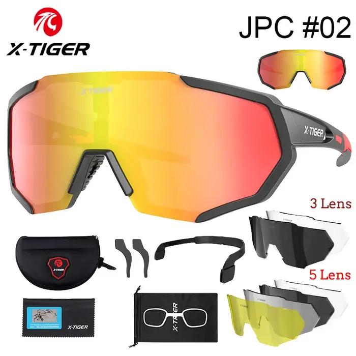 X-TIGER Lentille Polarisée Lunettes De Cyclisme Vélo De Route