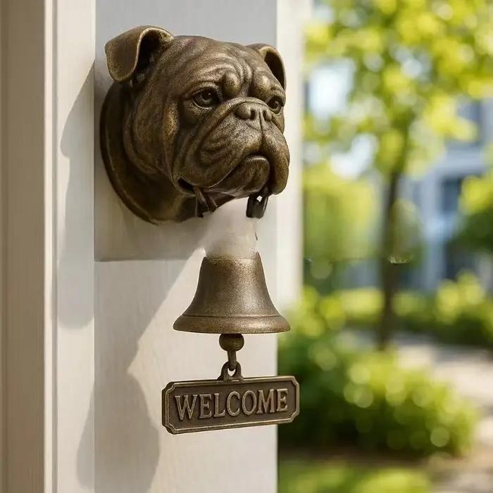 Nouveau produit Sonnette de bienvenue Basset Hound - Signalleur de bienvenue série animale