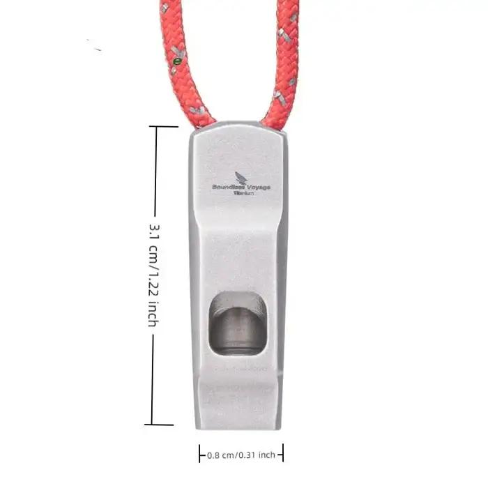 Sifflet de survie avec cordon, sifflet d'urgence fort et étanche pour équipement de sécurité en plein air, randonnée, kayak, chasse
