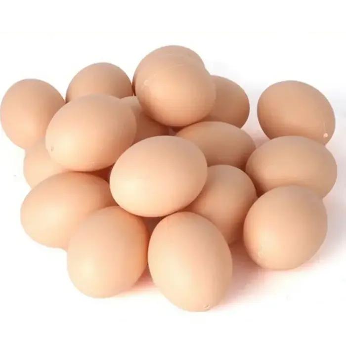 5/10 pièces oeuf à couver poule de pâques volaille trappe élevage Simulation faux oeufs artificiels en plastique