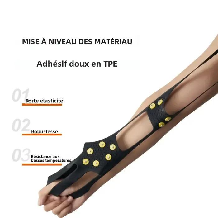 Crampons d'Escalade 10 Dents Antidérapants Pour Randonnée Alpinisme Chaussures de Sport Bottes d'Hiver Occasions Spéciales