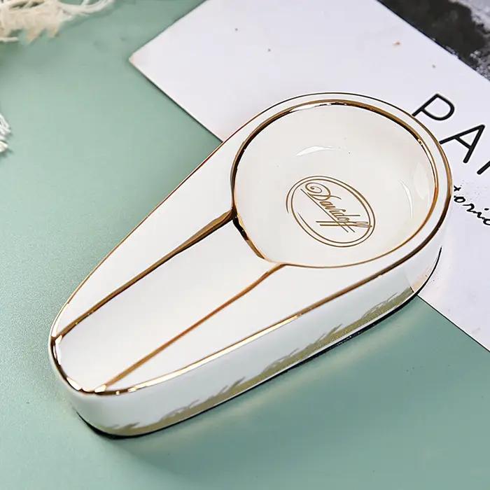 Cendrier portable en céramique pour la maison, gadgets pour cigares, porte-cendriers pour tabac, Esc